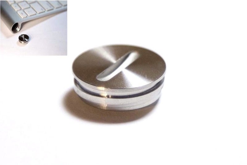 LeFix غطاء بطارية ألومنيوم بديل لجهاز Apple iMac Keyboard G6 A1314 A1644 و Magic Trackpad A1339 - Image 1